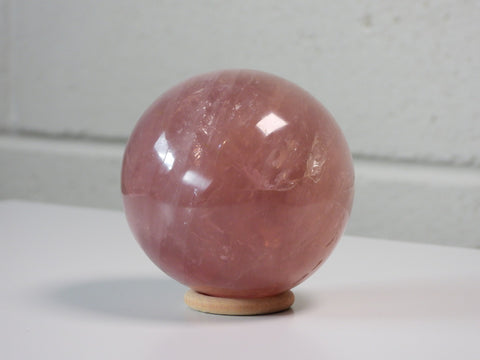 Star Rose Quartz sphere