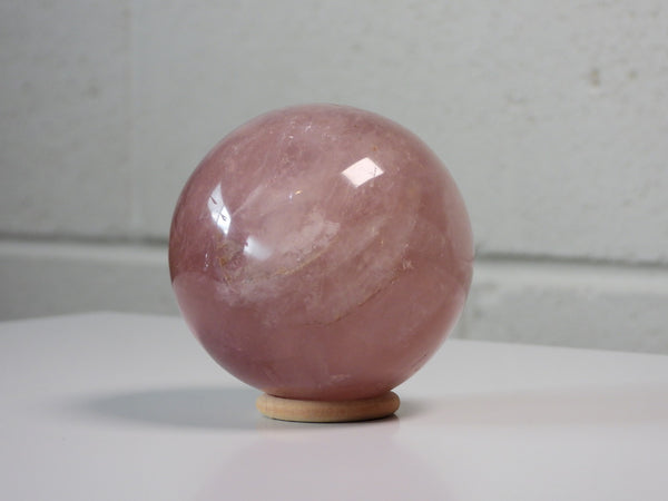 Star Rose Quartz sphere