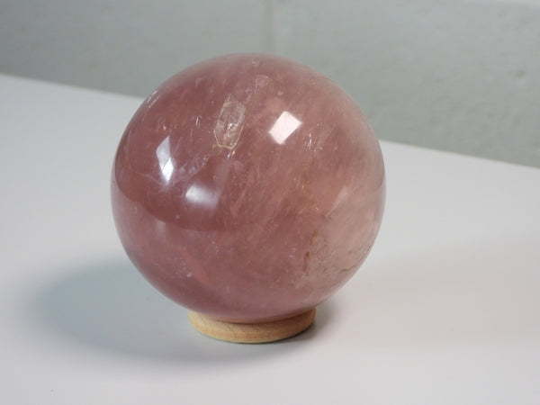 Star Rose Quartz sphere