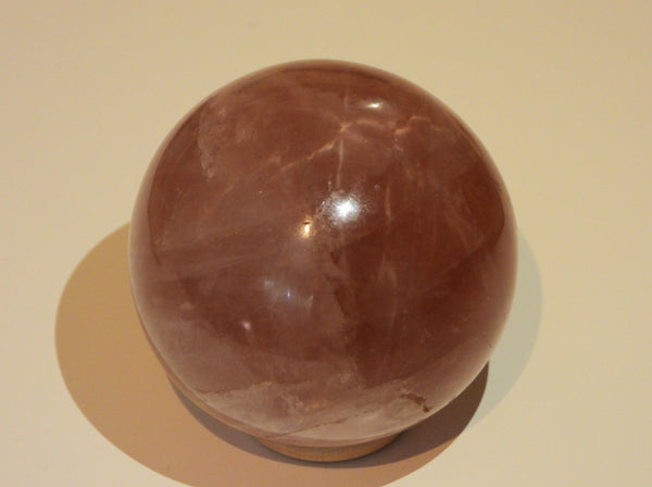 Star Rose Quartz sphere