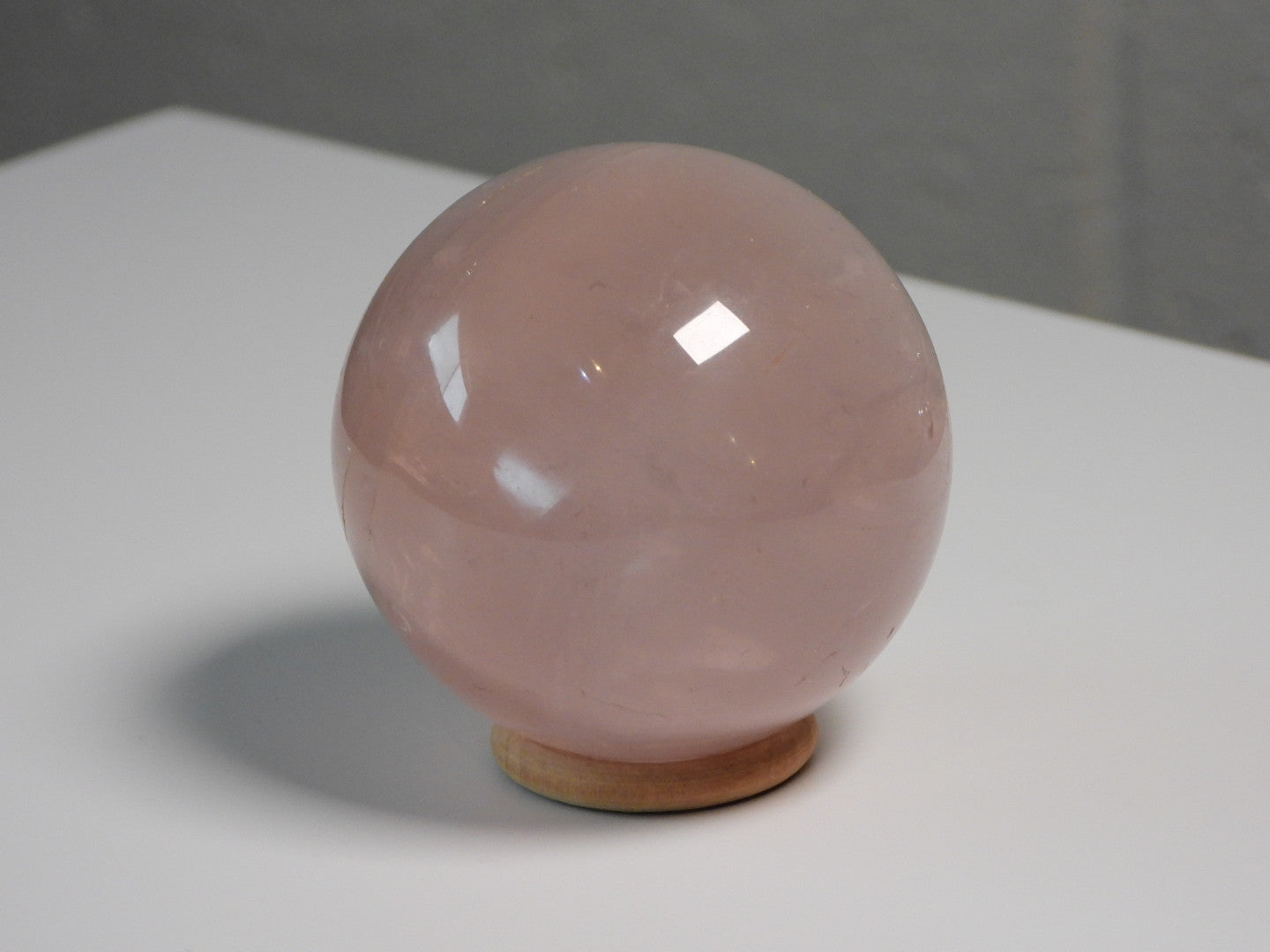 Star Rose Quartz sphere
