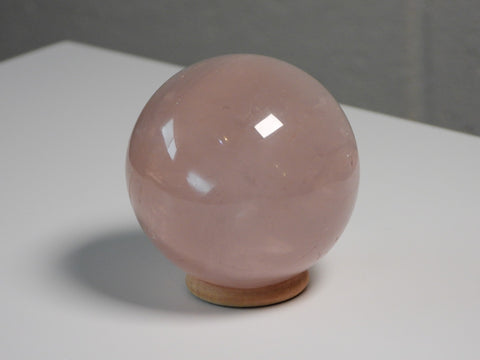 Star Rose Quartz sphere