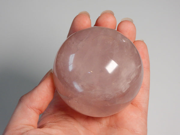 Star Rose Quartz sphere