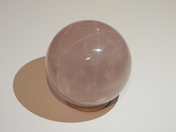 Star Rose Quartz sphere