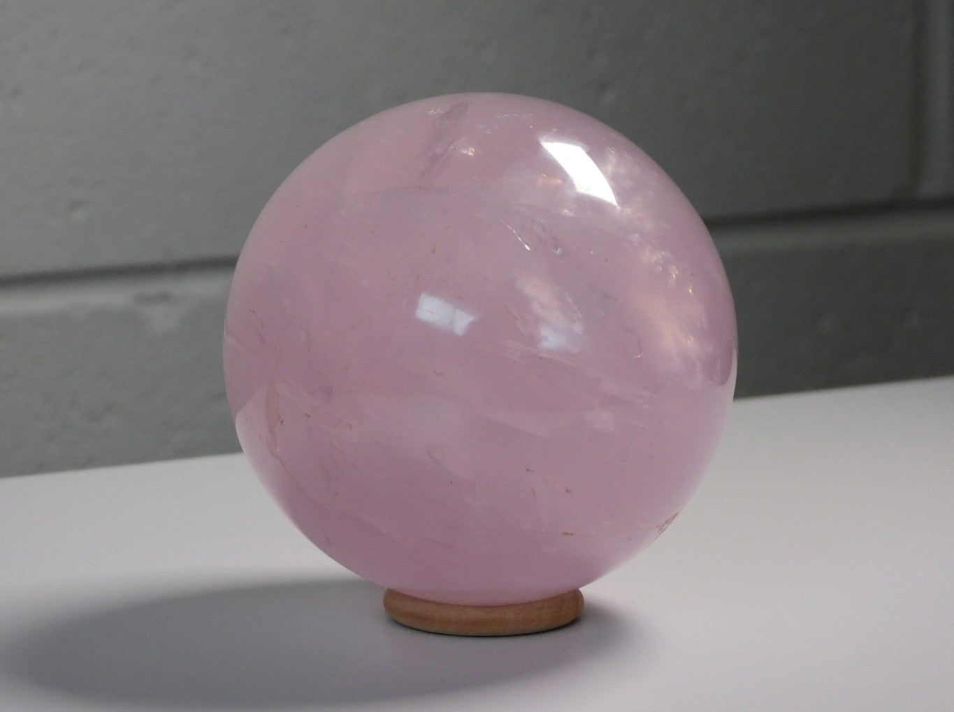 Star Rose Quartz sphere