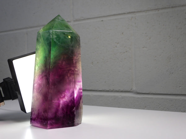 Watermelon Fluorite tower