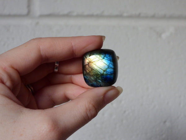 Labradorite tumbles