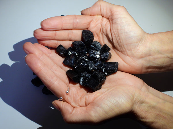 Raw Black Tourmaline chunks