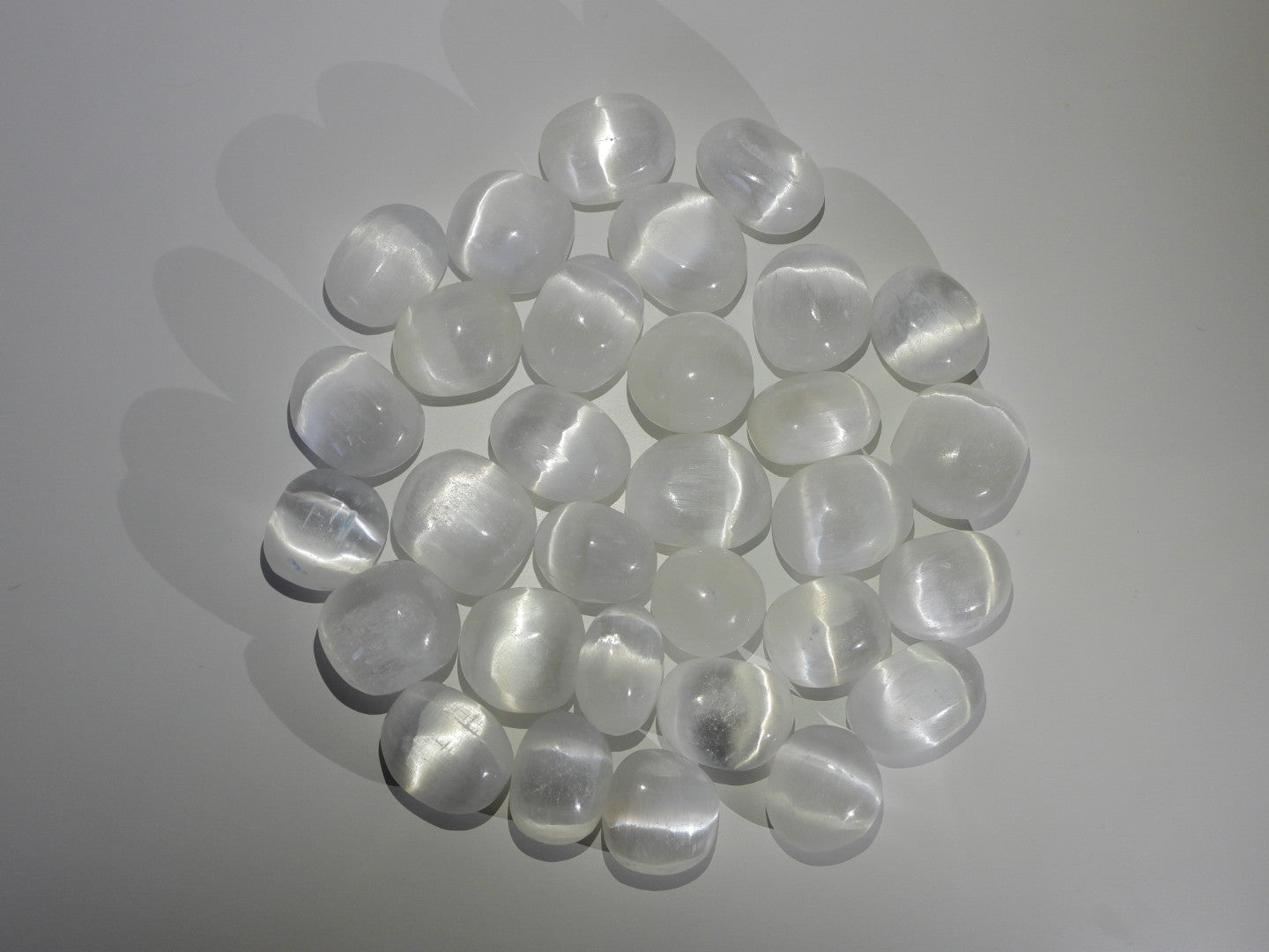 Selenite tumbles