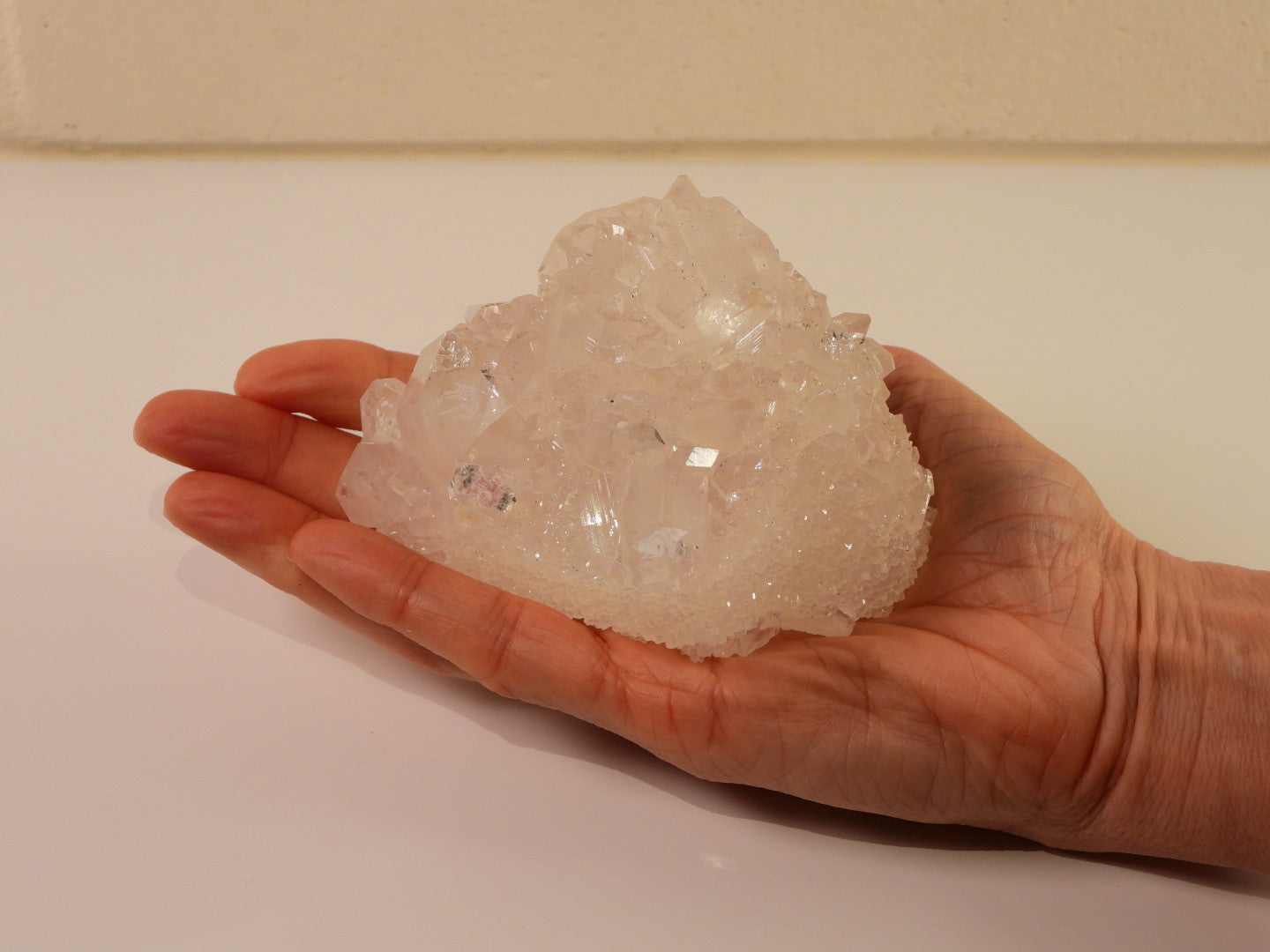 High Grade Apophyllite on Calcite