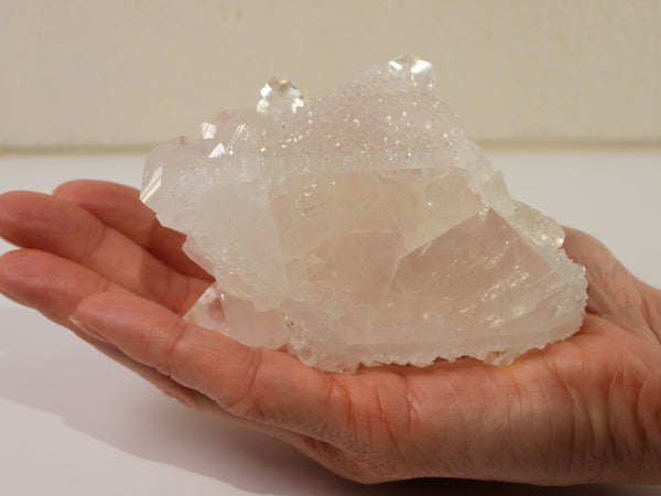 High Grade Apophyllite on Calcite
