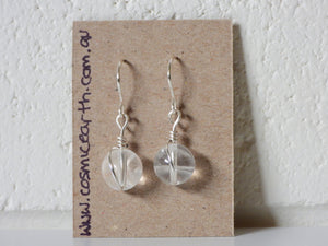 Clear Quartz earrings