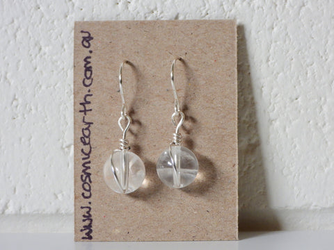 Clear Quartz earrings