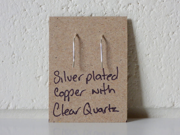 Clear Quartz earrings
