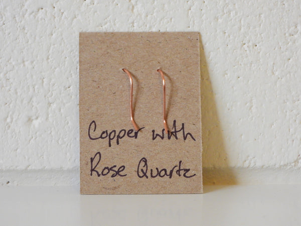 Rose Quartz earrings