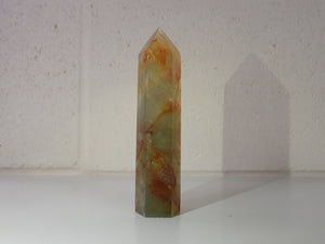 Fluorite and Fire Quartz tower