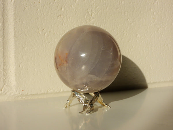 Blue Rose Quartz sphere #4