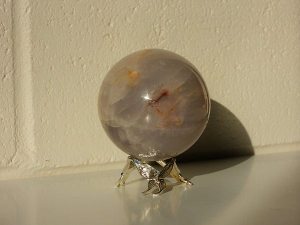 Blue Rose Quartz sphere