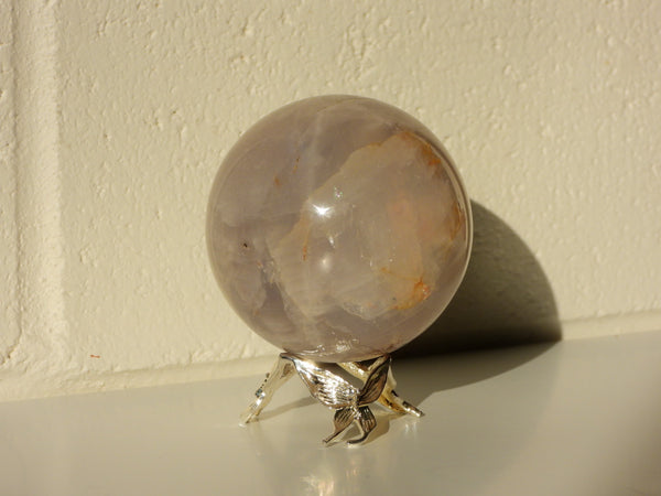 Blue Rose Quartz sphere