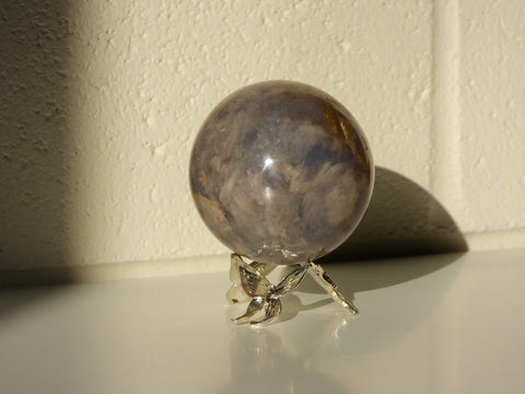Blue Rose Quartz sphere