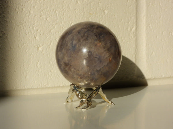 Blue Rose Quartz sphere