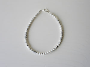 Howlite anklet