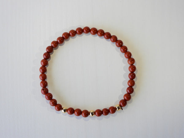Red Jasper elastic bracelet
