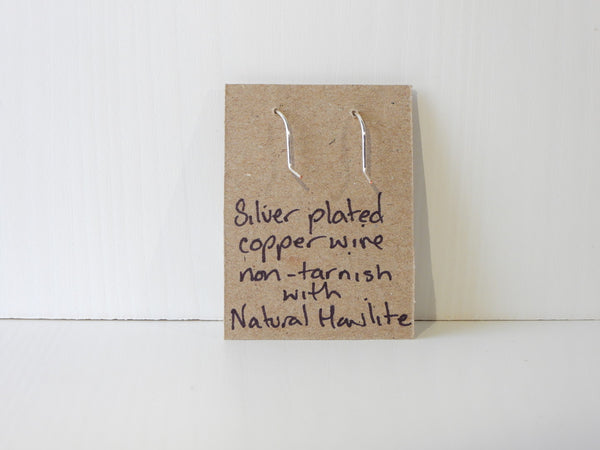 Howlite bauble earrings