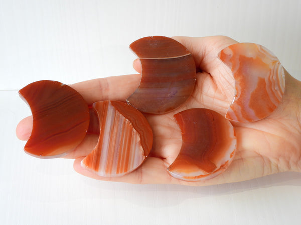 Carnelian moons