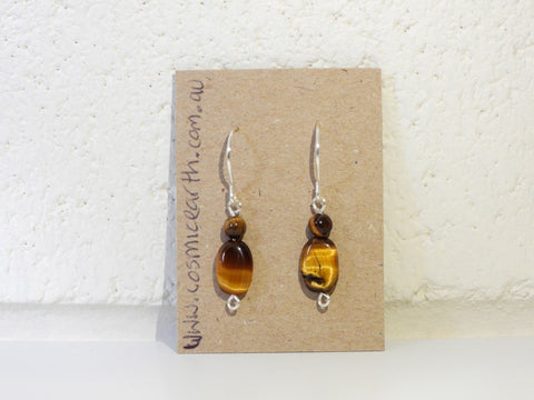 Tiger's Eye earrings