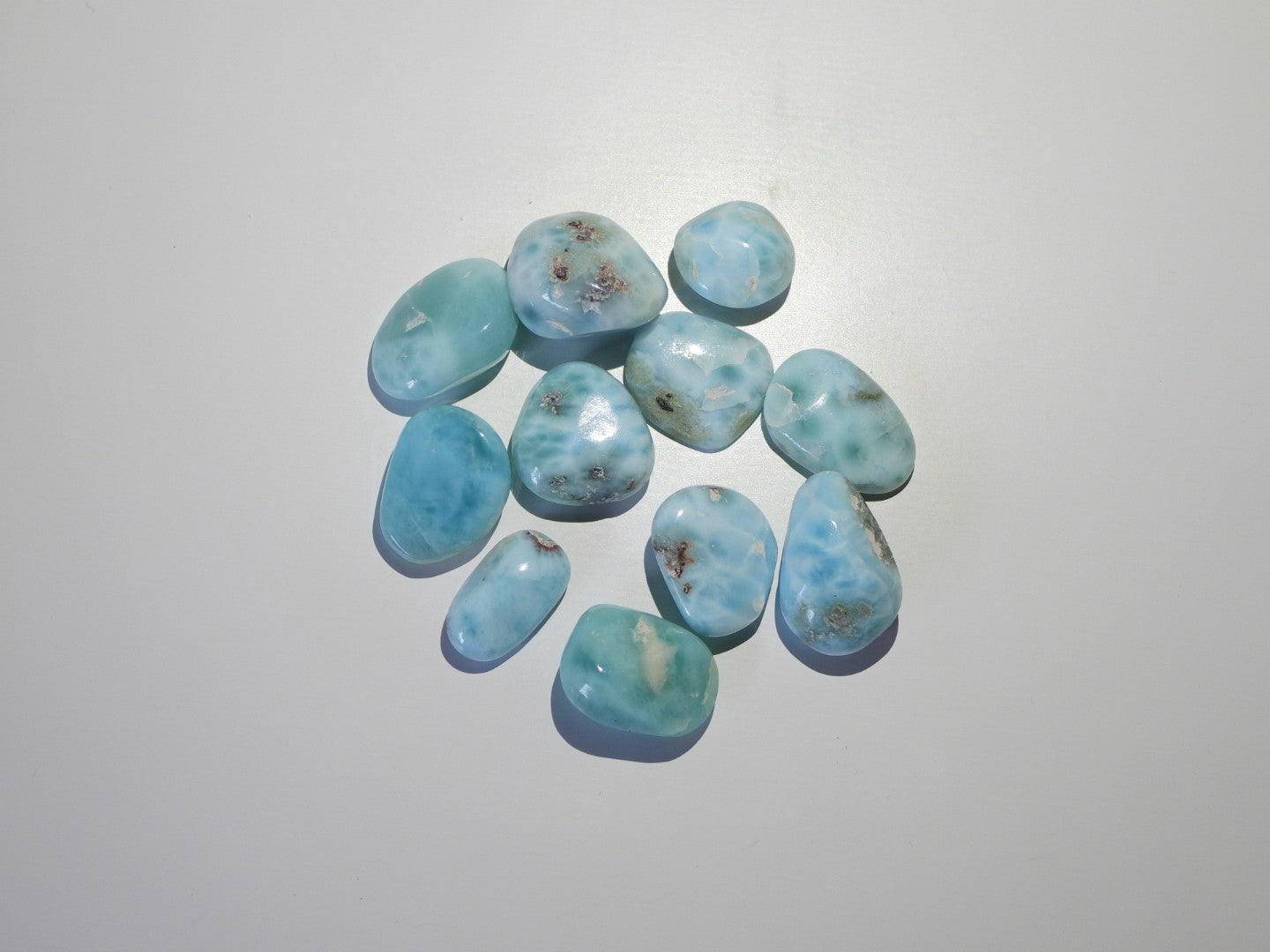 Larimar pebbles
