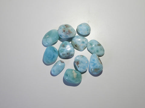 Larimar pebbles