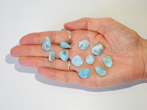 Larimar pebbles