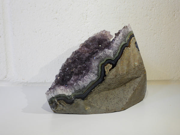 Standing Amethyst cluster
