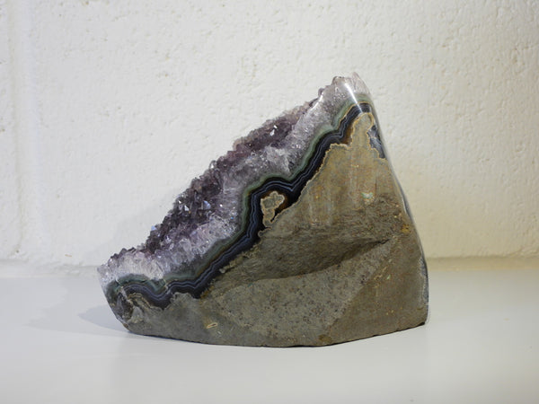 Standing Amethyst cluster