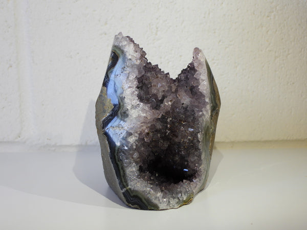 Standing Amethyst cluster