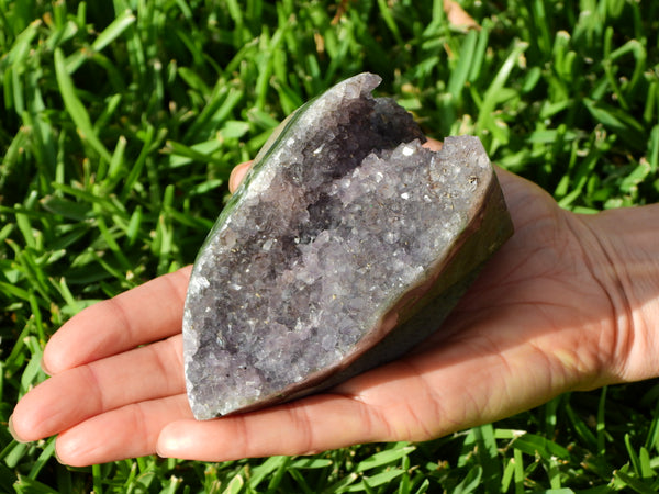 Standing Amethyst cluster