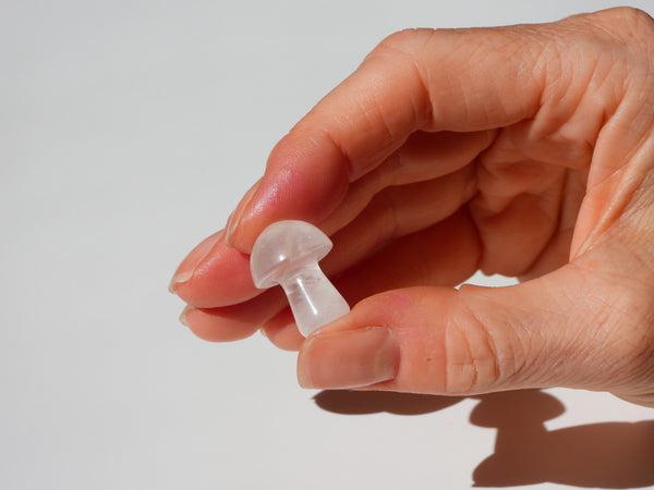 Clear Quartz mini mushrooms